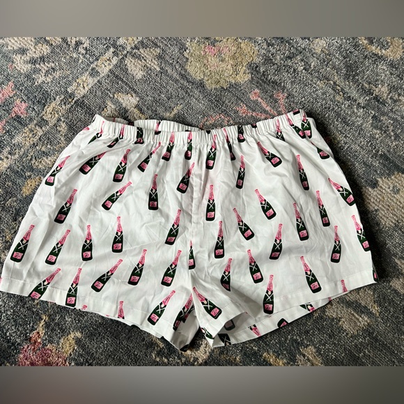 Allie June Toss Pop the Bubbly Lounge Shorts NWT - Picture 1 of 5